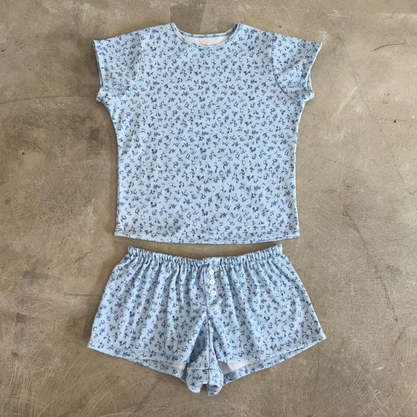 Hannah Shorts - Blue Rose