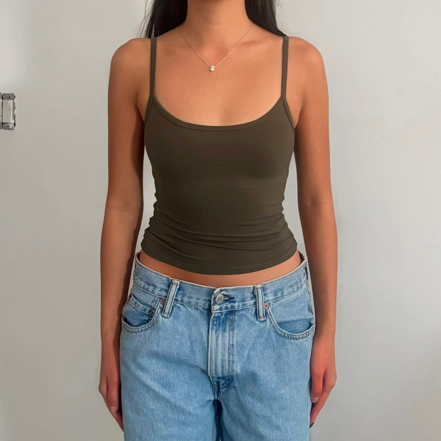 Kayla Tank in Olive