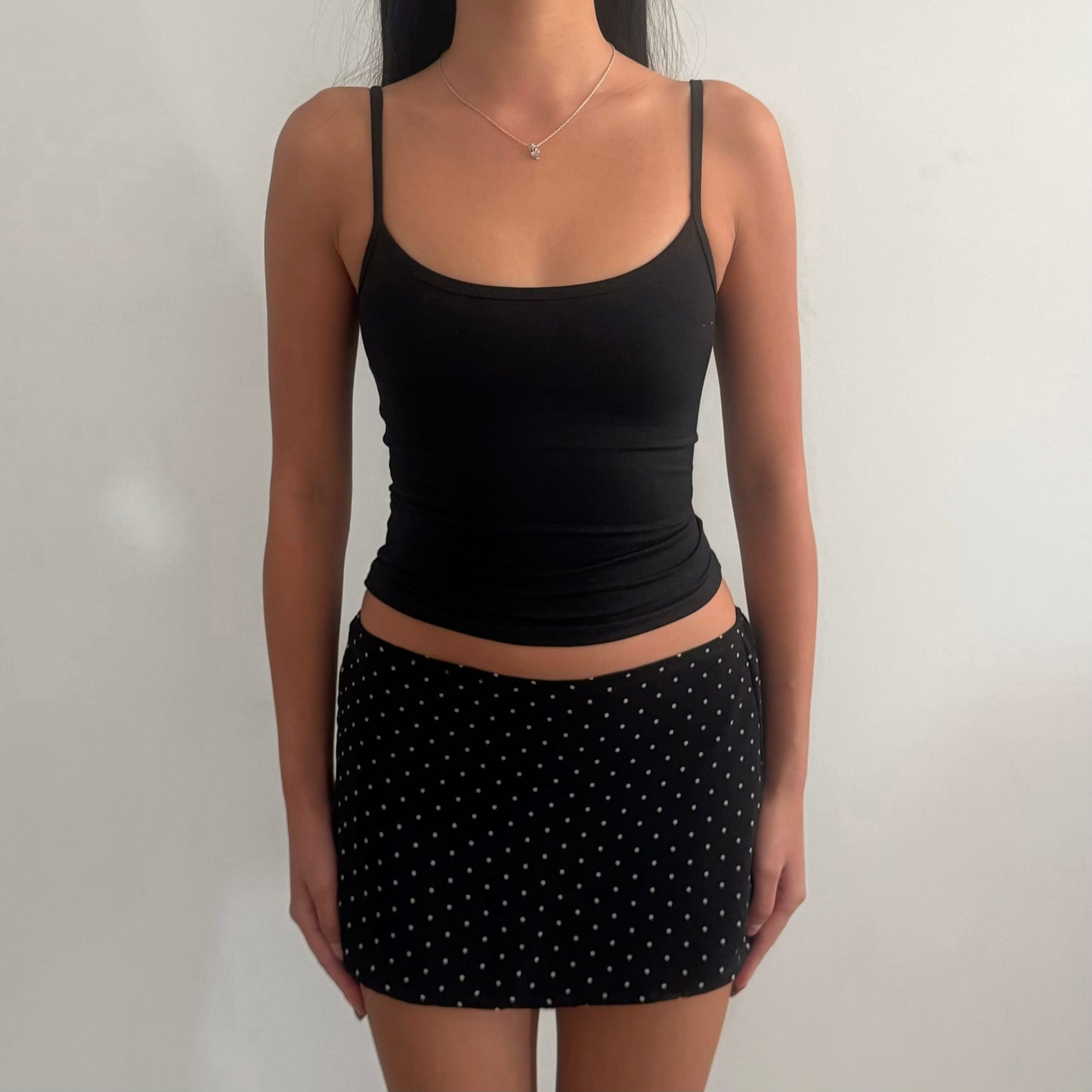 Vivian Mini in Black Polka