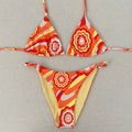 Bikini Set - Orange Floral
