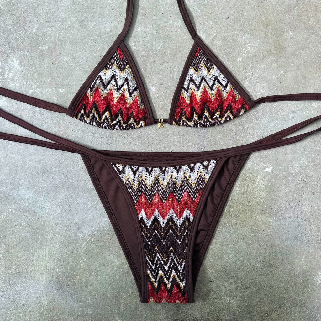 Skylar Bikini Set - Brown
