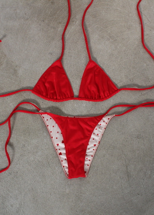 Bikini Set - Red/Heart