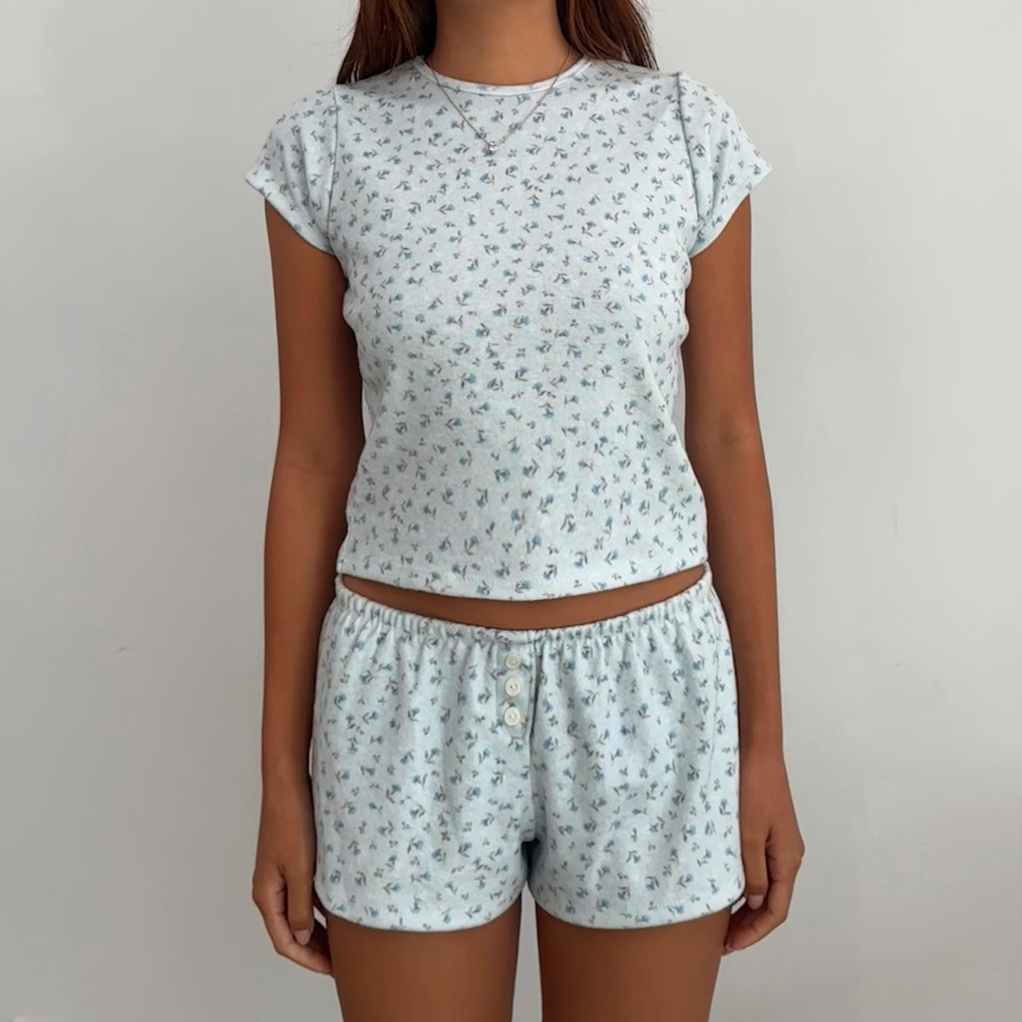 Bluebell Set - Baby Tee