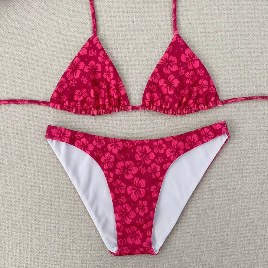 Bikini Set - Pink Hibiscus