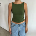 Sarah Top in Olive