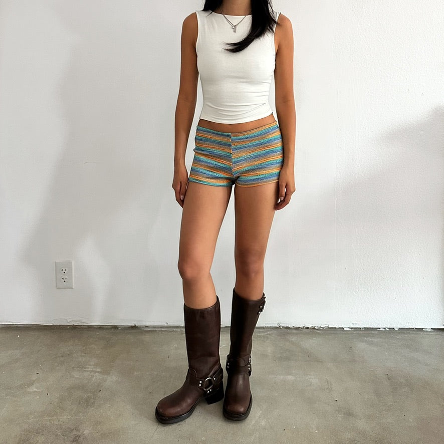 Kiki Shorts - Blue Stripe