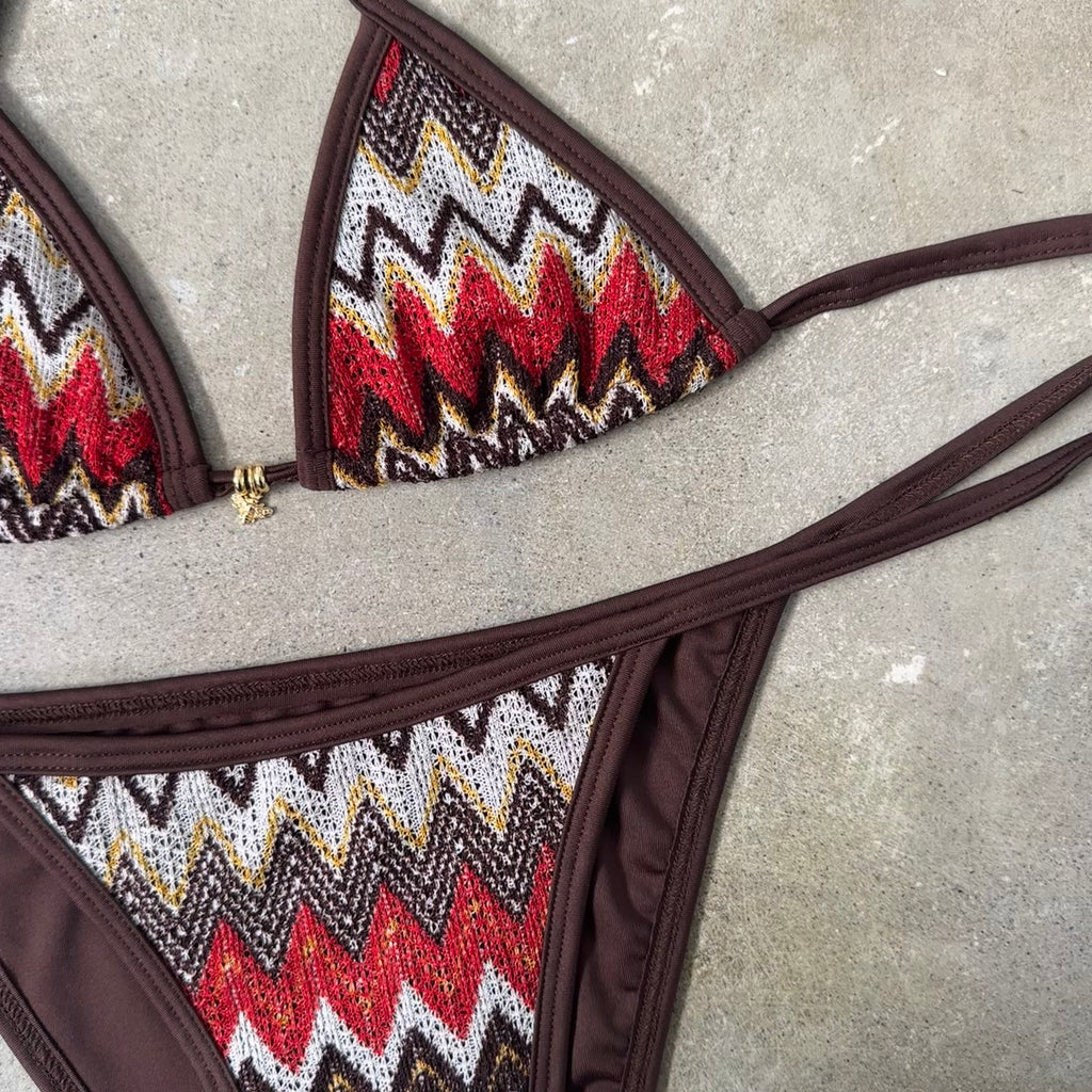 Skylar Bikini Set - Brown