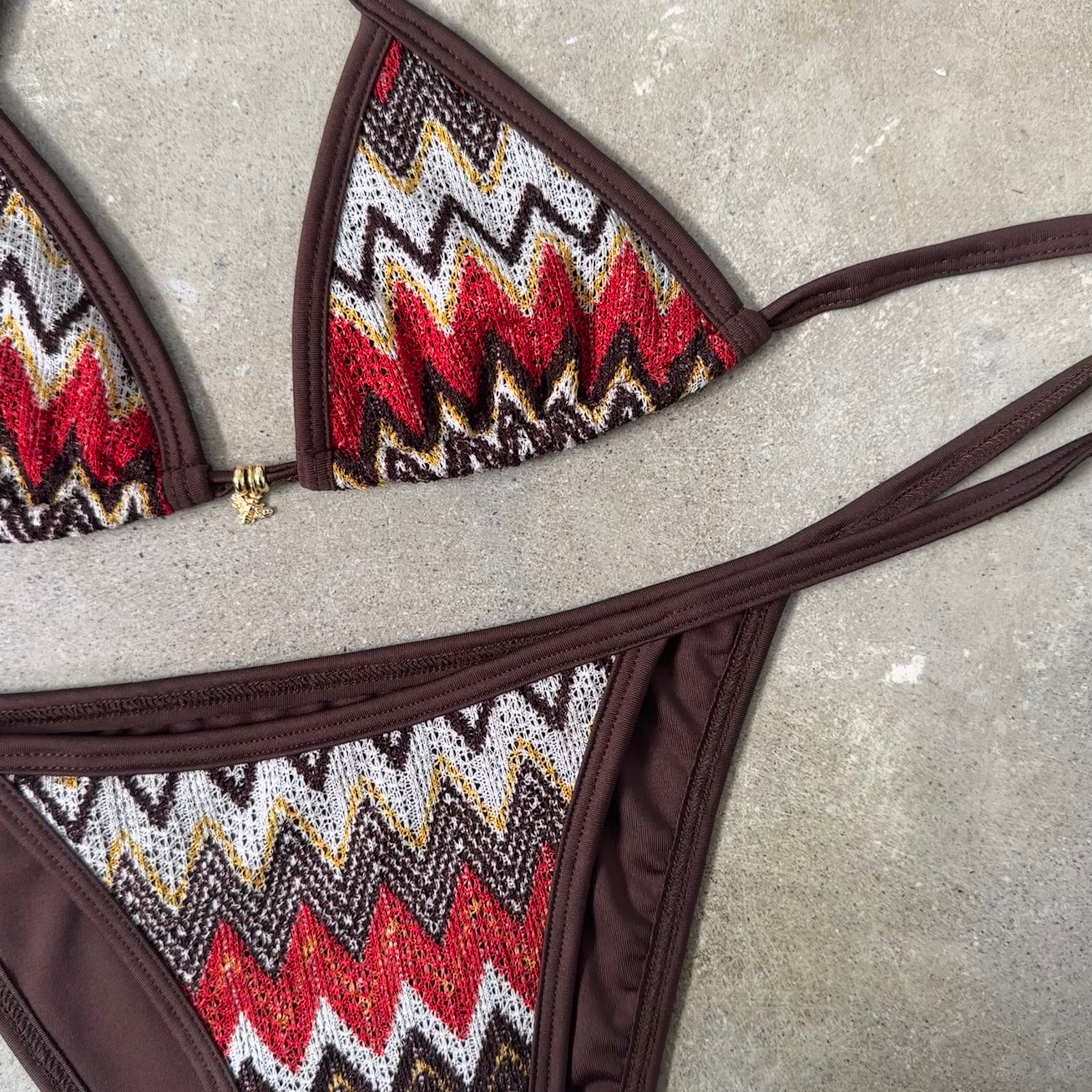 Skylar Bikini Set - Brown