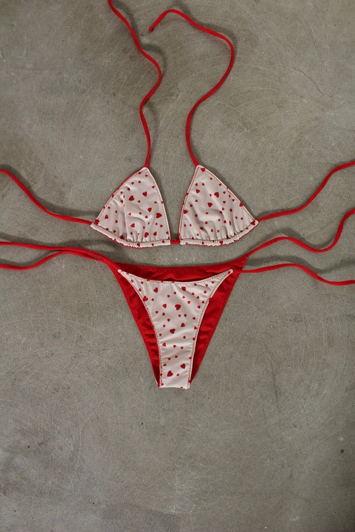 Bikini Set - Red/Heart