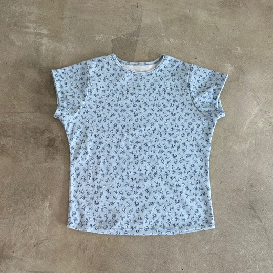 Kira Top - Blue Rose