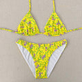 Bikini Set - Yellow Floral