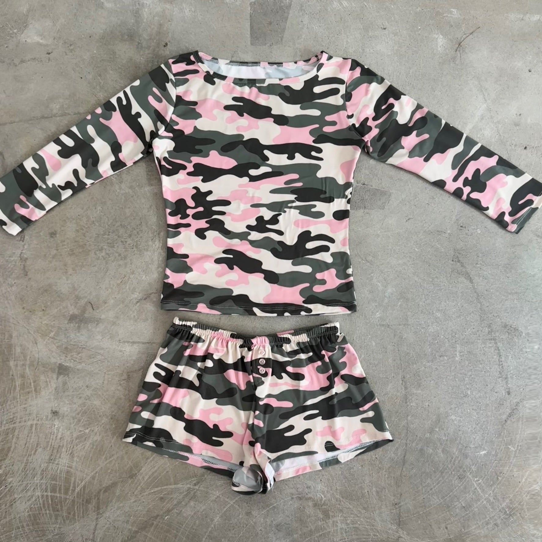 Olivia Top - Camo