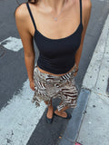 Carrie Skirt - Zebra