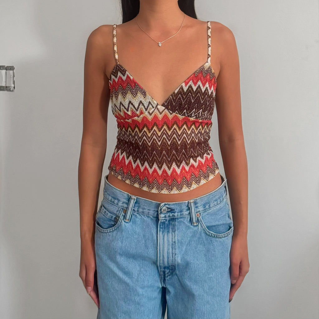 Malia Top in Brown