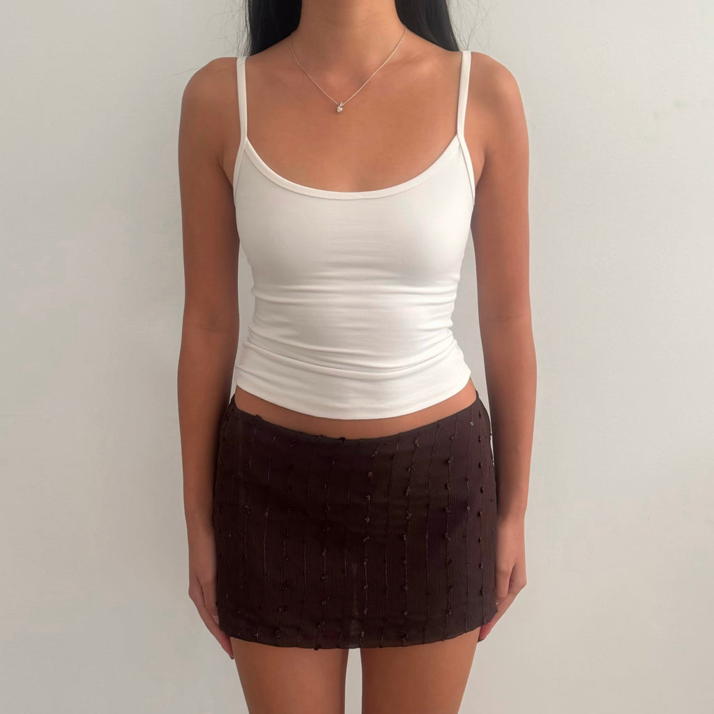 Vivian Mini in Brown Sequin
